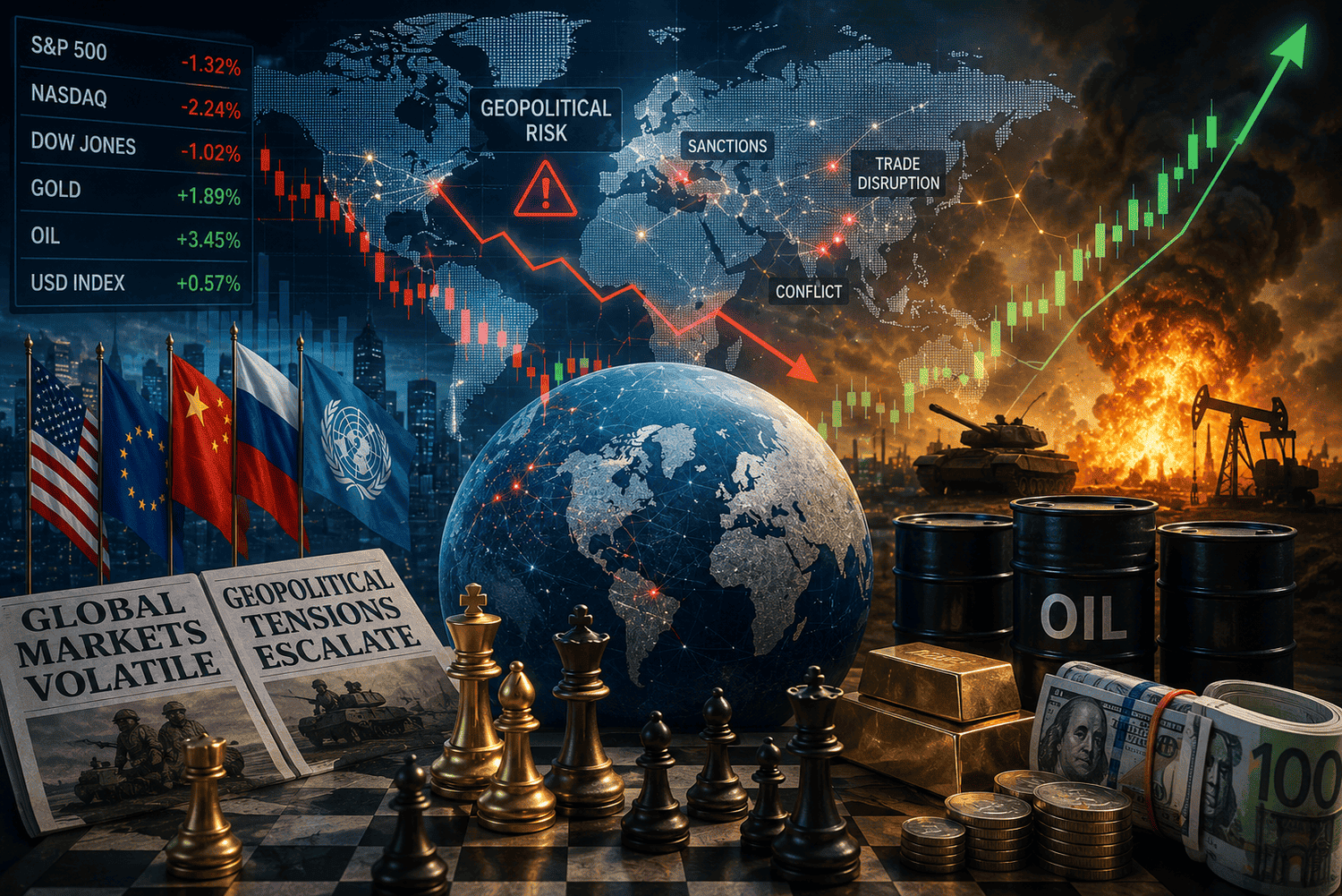 How Do Geopolitical Events Affect Financial Markets ?